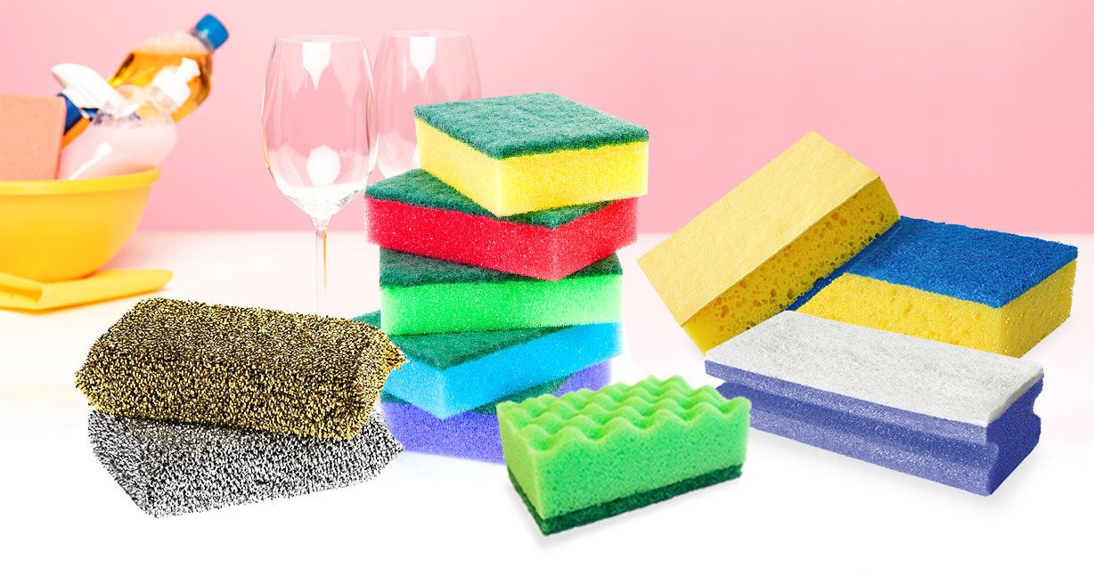 prášok na umývanie riadu špongie handričky výrobca Poľsko